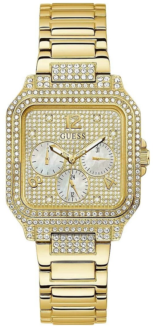 Наручные часы GUESS Dress GW0472L2, белый, золотой