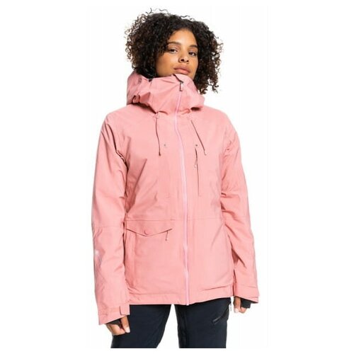 фото Сноубордическая куртка gore-tex® stretch essence, цвет розовый, размер xs roxy