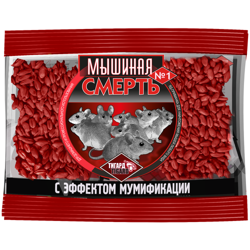 Средство Тигард Мышиная смерть № 1 100г, пакет, 0.1 кг