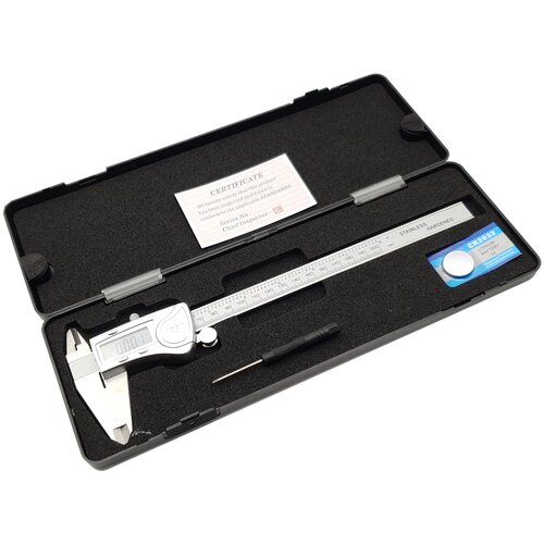 Штангенциркуль электронный технореал 0-200 мм IP54, (0,01 мм)