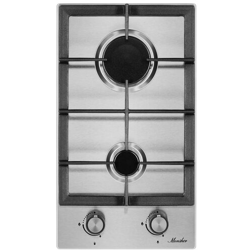 Варочная панель встраиваемая газовая Домино Monsher MSG 30 Acier 999000₽
