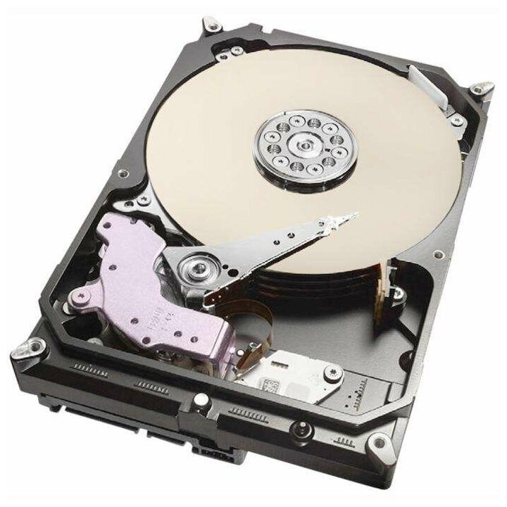 Жесткий диск HDD SATA Seagate 10Tb, ST10000NM017B, Exos 7E10, 7200 rpm, 256Mb buffer 512e/4KN, 1 year (analog ST10000NM001G)