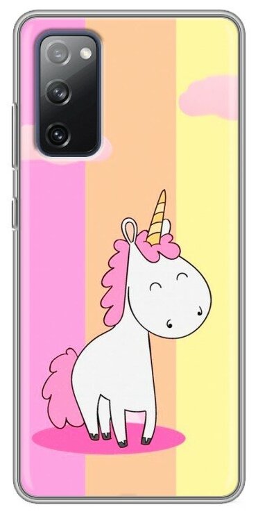 Дизайнерский силиконовый чехол для Самсунг S20 FE / Samsung Galaxy S20 FE Единорожка