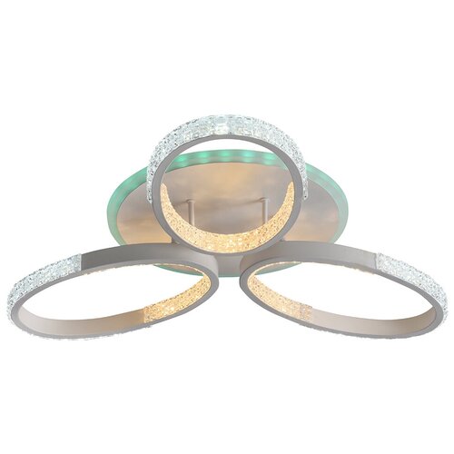 Светодиодная люстра 8097/3 WHT 66W+6W RGB Profit Light