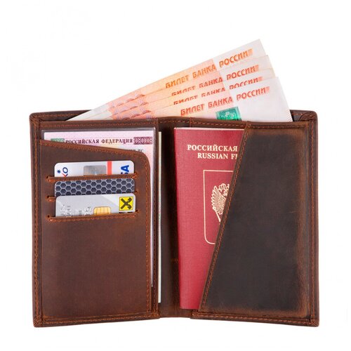 Бумажник с RFID защитой Lewis (coffee)