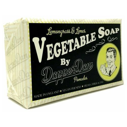 Dapper Dan вегетарианское мыло учной работы с Лемонграсом и Лаймом Lemongrass & Lime Vegetable Soap 190 гр