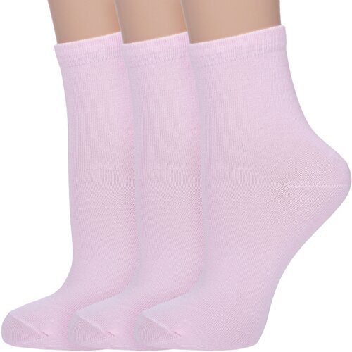 Носки AKOS, 3 пары, размер 14, розовый