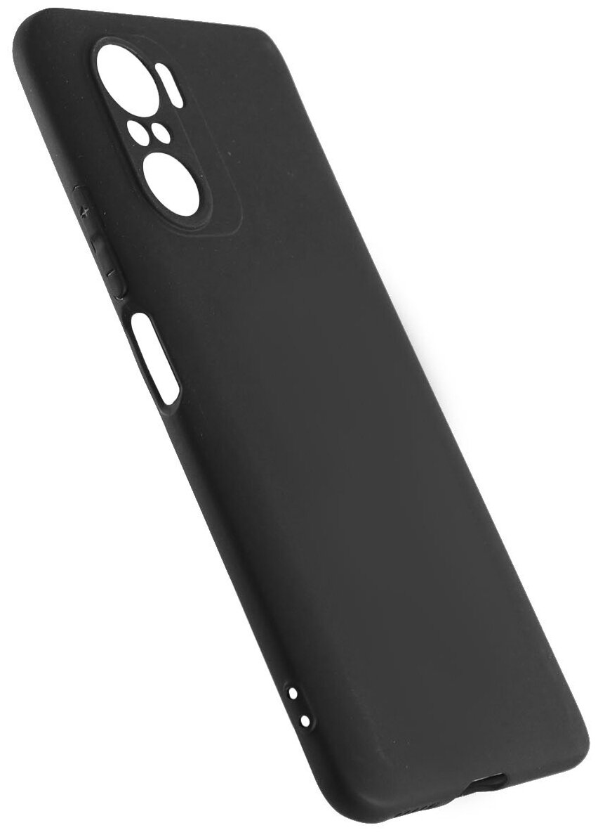 Чехол защитный TPU LuxCase для Xiaomi Mi 11i, Чёрный, 1,1 мм - фото №2