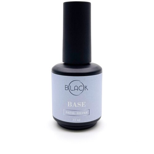 Black Базовое камуфлирующее покрытие Patal, Silver, 15 мл