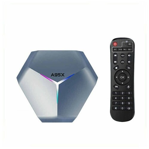 Смарт ТВ приставка OneTech A95X F4 TV BOX 432 Гб Android 110 477900₽