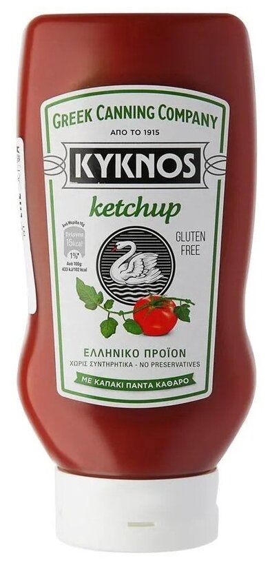 Кетчуп Kyknos томатный 580г - фото №1