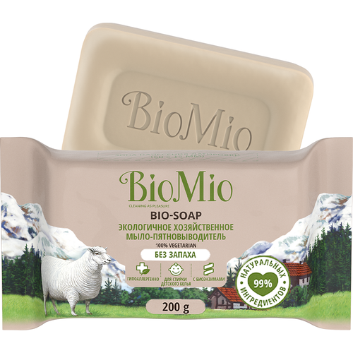 Экологичное хозяйственное мыло Bio-soap без запаха BioMio