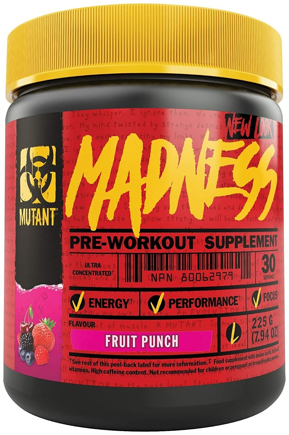 MUTANT Madness 7oz (225 грамм) (Fruit Punch)