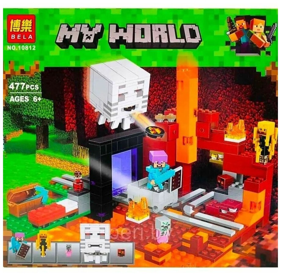 Конструктор 10812 (B) "Портал в Подземелье" Майнкрафт