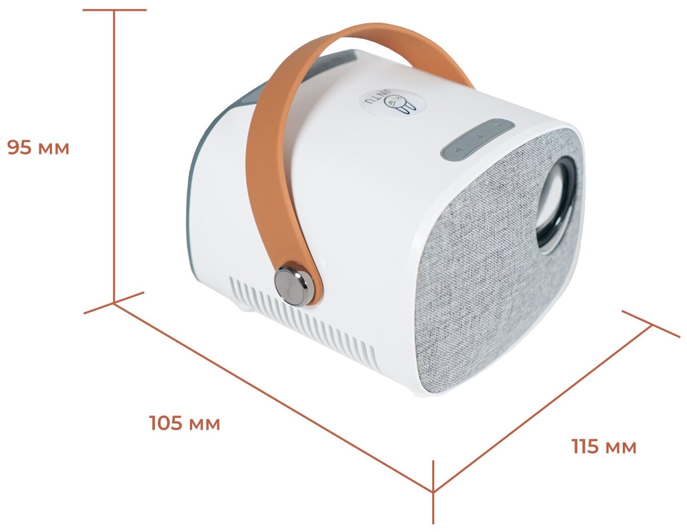 Портативный мини Мульт проектор JIN TU YG-230 с wi-fi и акумулятором