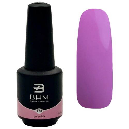 BHM Professional Гель-лак Gel Polish, 7 мл, 15 г, №178