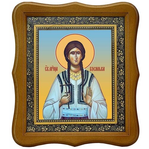 Босилька Пасьянская (Раичич) мученица. Икона на холсте.