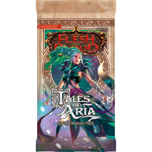 Flesh and Blood TCG: Бустер издания Tales of Aria Unlimited на английском языке flesh and blood tcg бустер издания history pack 1 на английском языке