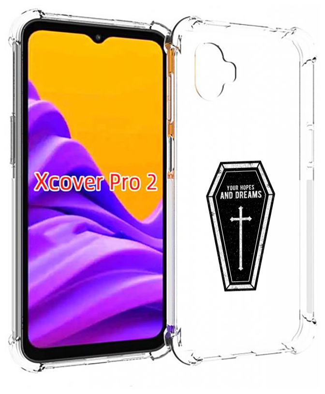 Чехол MyPads гроб с мечтами для Samsung Galaxy Xcover Pro 2 задняя-панель-накладка-бампер