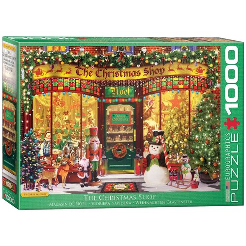 Пазл Eurographics 1000 деталей: Рождественский магазин пазл eurographics 1000 деталей ваш старый магазин игрушек