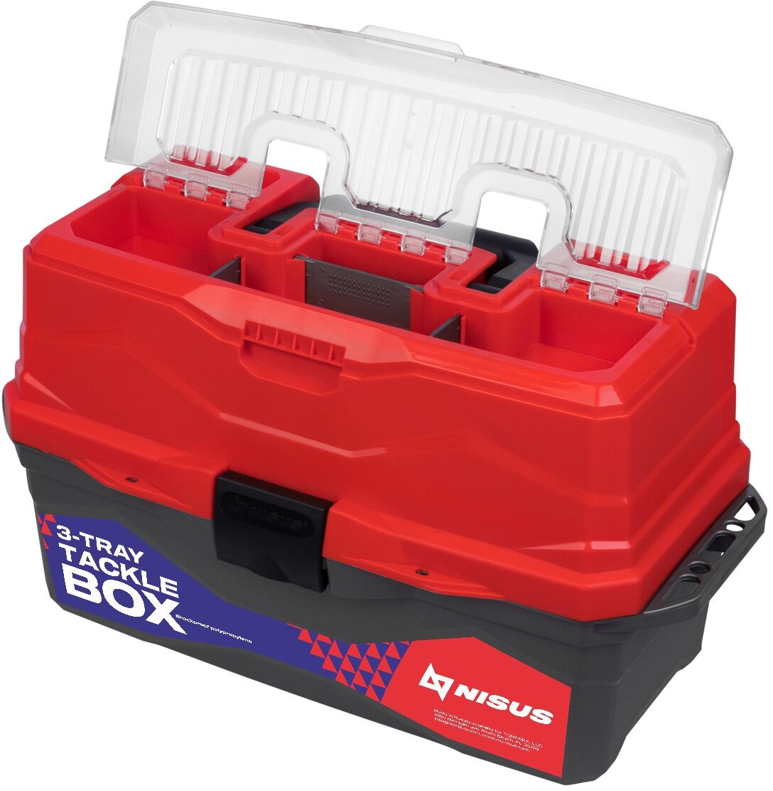 Ящик для снастей Tackle Box трехполочный NISUS (N-TB-3-R)