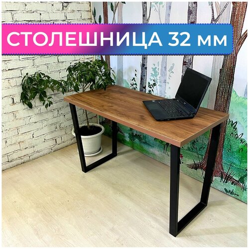 Стол компьютерный, игровой, рабочий, письменный, офисный, кухонный, обеденный, лофт, эко орех