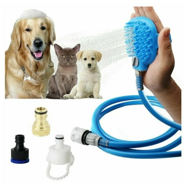 Щетка-душ для мытья собак Pet Bathing Tool - фотография № 10