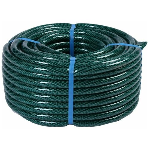 Yard Шланг поливочный люкс ПВХ армированный ,зеленый, 3-х слойный, 1,85мм, D 3/4, 50м, 66-3-050