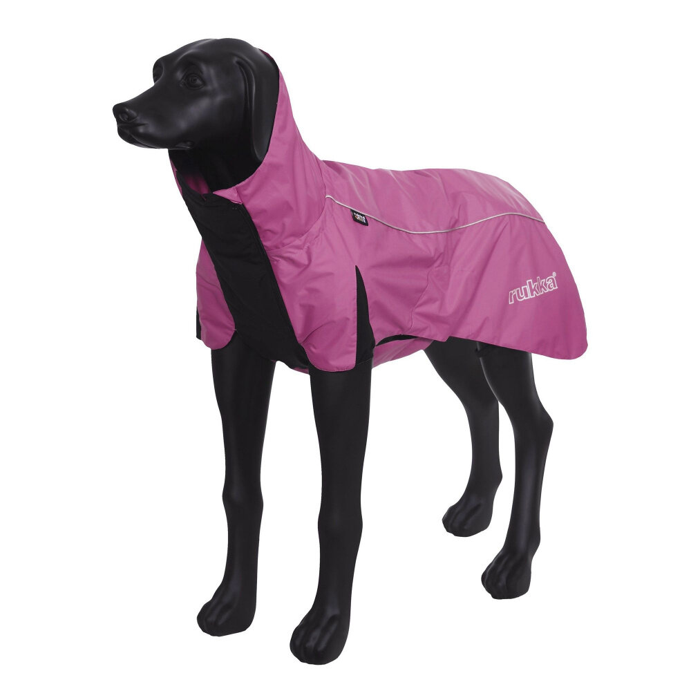 Дождевик для собак RUKKA Wave raincoat 60см розовый