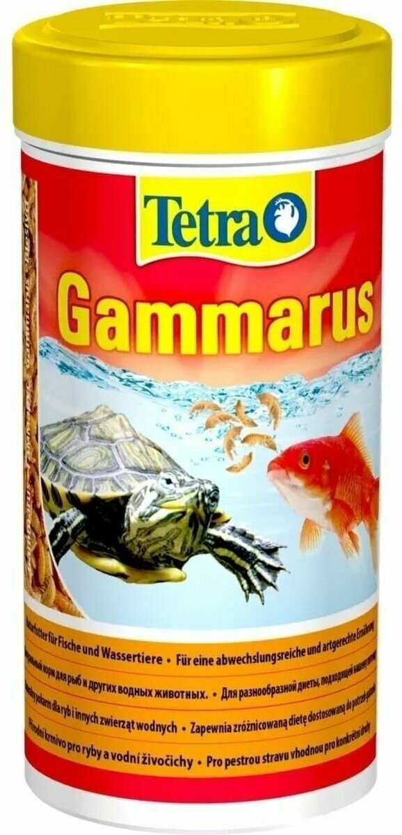 TETRA Корм сухой для водных черепах Gammarus, 1 л - фотография № 2