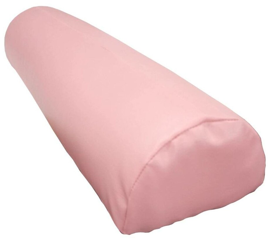 Подушка -полувалик для косметолога и визажиста розовая