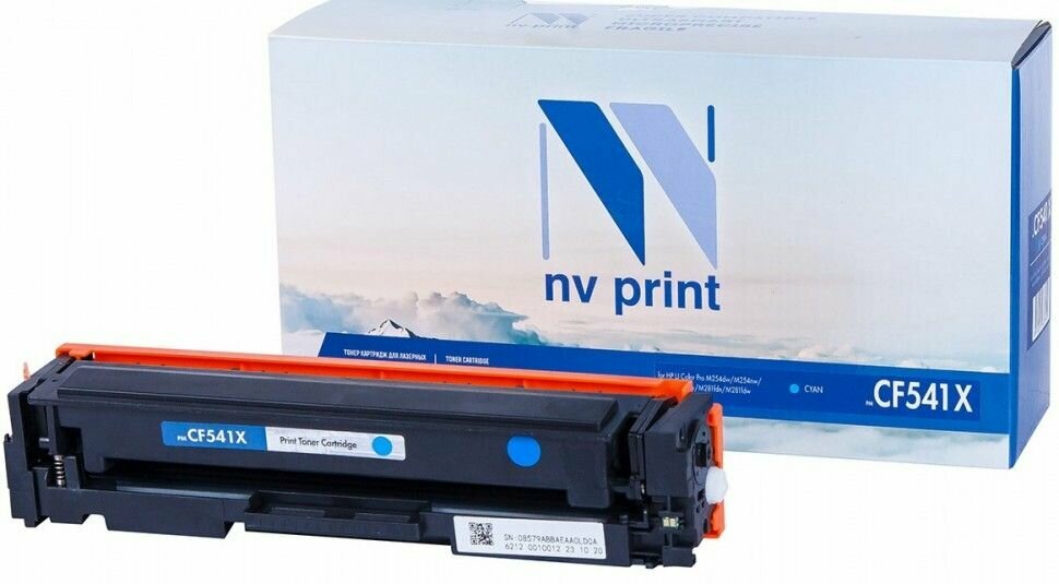 Тонер-картридж для лазерного принтера NVP NV-CF541XC Cyan