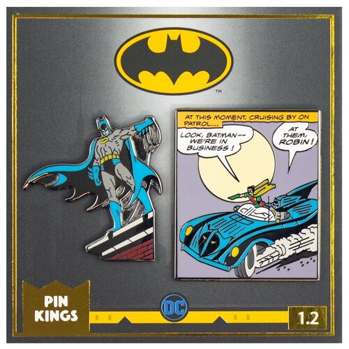 Значок Pin Kings, эмаль, 2 шт., голубой, серый набор значков back to the future 1 2 pin kings 2 pack