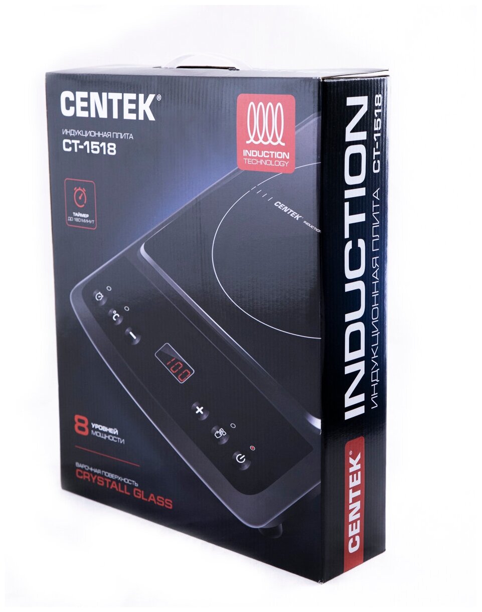 Плита индукционная CENTEK CT-1518 2000 Вт стеклокерамика сенсорное управление