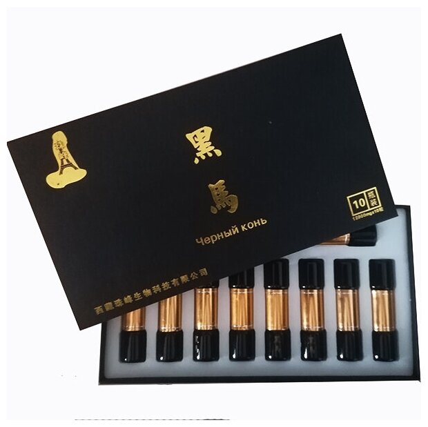 фото Черный конь- таблетки для потенции 10 шт.