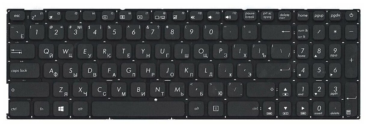 Клавиатура для Asus X541NC ноутбука клавиши 354720