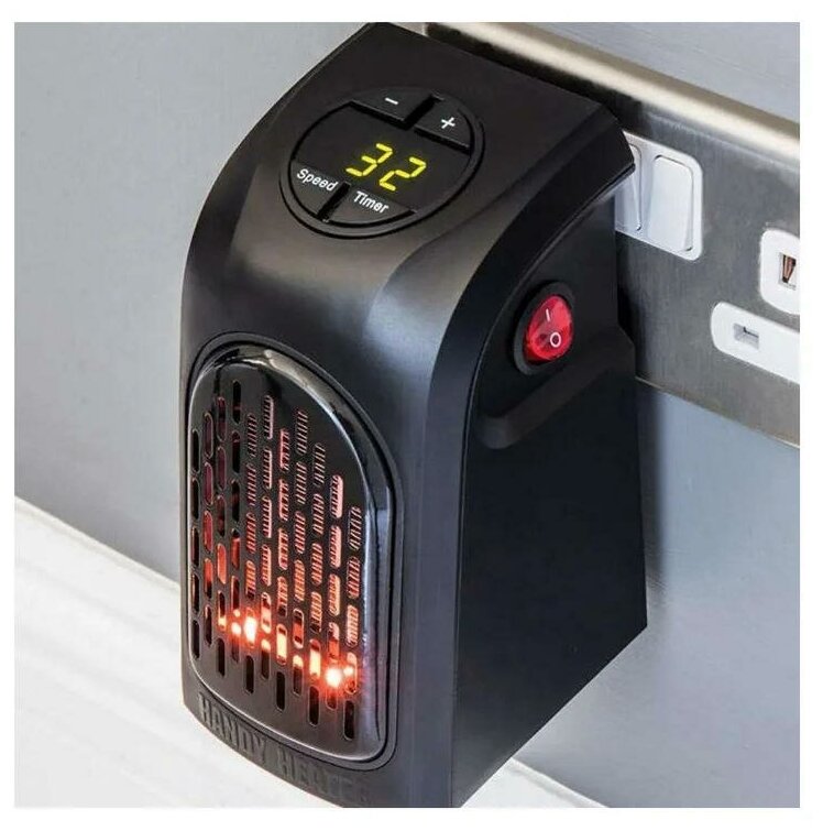 Портативный обогреватель Subor Handy Heater с пультом ДУ / Портативный мини обогреватель с пультом ДУ - фотография № 2