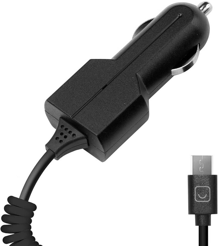 Prime Line Автомобильное зарядное устройство Micro USB, 1A black (Черный)