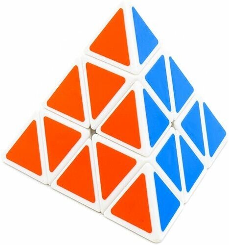 фото Головоломка Пирамидка Рубика ShengShou Pyraminx / Белый пластик