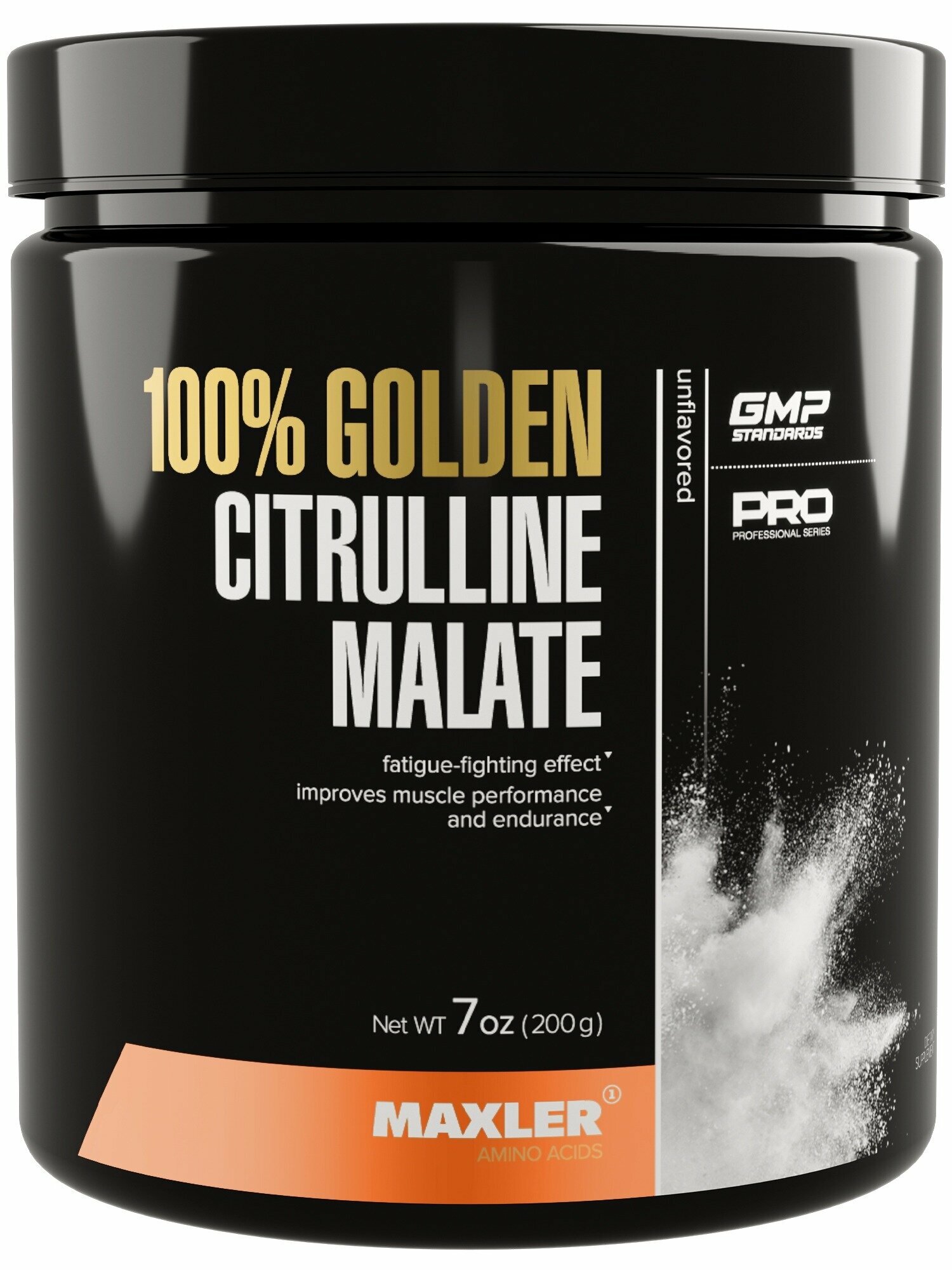 Цитруллин MAXLER (USA) L-Citrulline Malate 100% Golden 200 г, Нейтральный