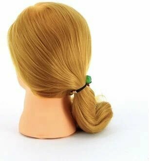 Голова-манекен учебная "блондинка" для парикмахеров DEWAL - фото №6