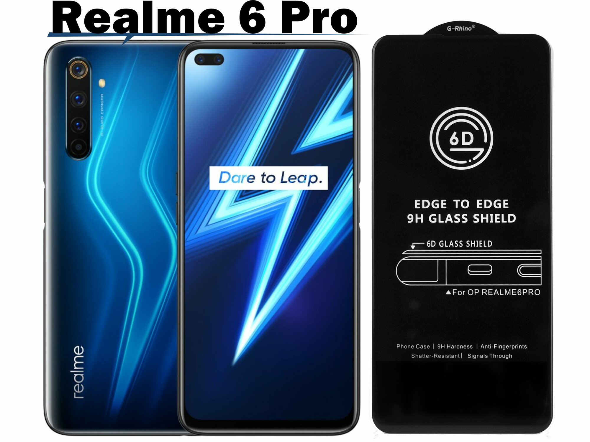 Защитное стекло G-Rhino для REAlME 6 Pro