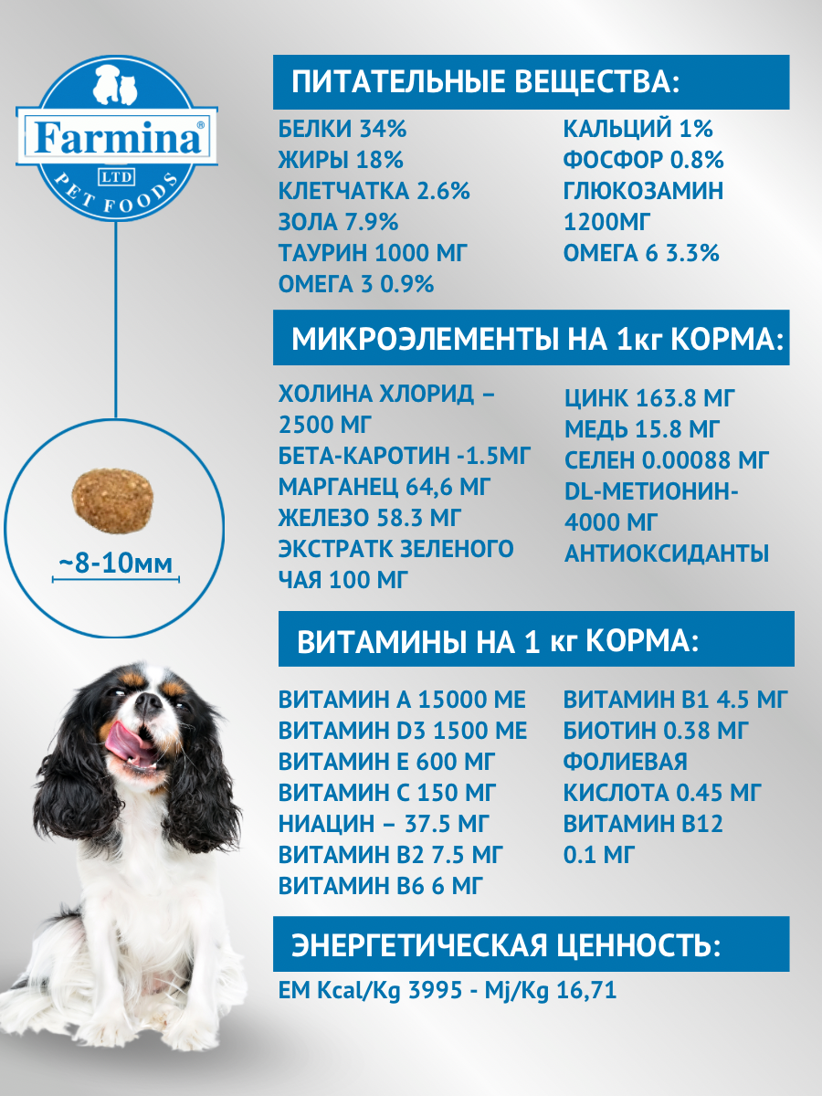 Сухой корм Farmina N&D для взрослых собак миниатюрных пород, кабан с яблоком, 800г - фото №5