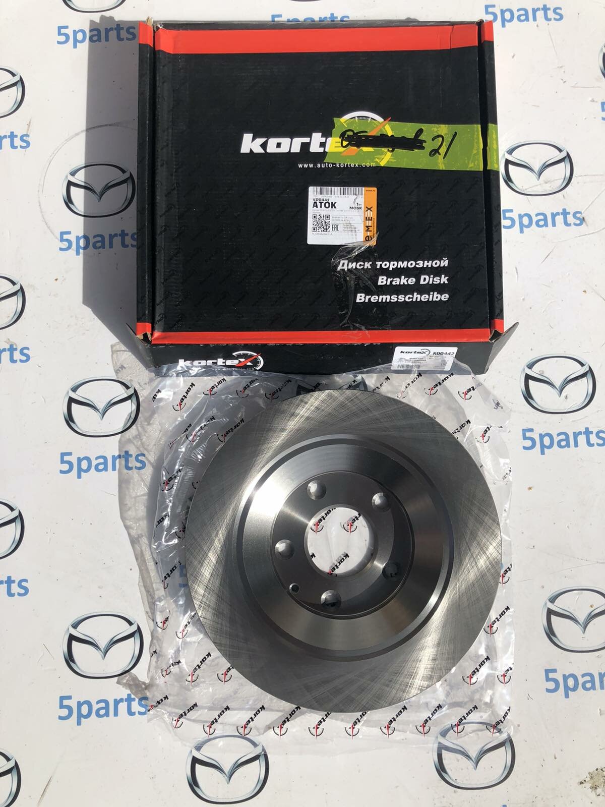 Тормозной диск задний KORTEX KD0442 для Mazda CX-5 Great Wall Safe