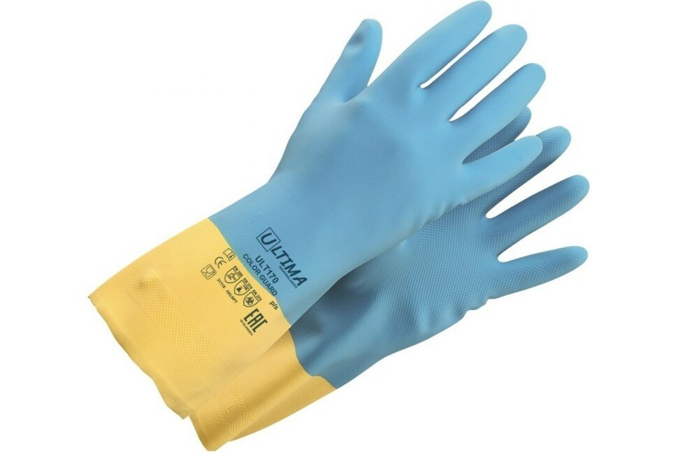 фото Перчатки ULTIMA COLOR GUARD латекс/неопрен ULT170р.8/М