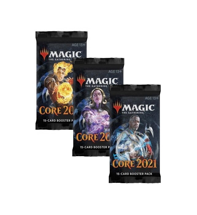 фото Magic The Gathering: 3 бустера издания Core Set 2021 (на английском языке)