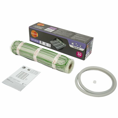 EQUATION Нагревательный мат для тёплого пола Equation 3 м, 450 Вт