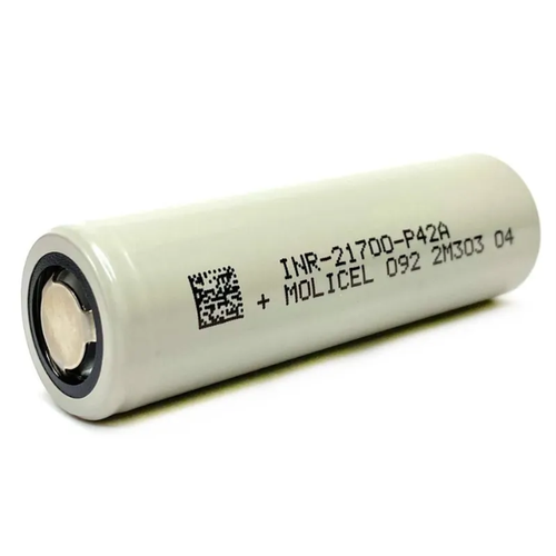 Новый морозостойкий Аккумулятор Li-ion Molicel INR 21700 P42A, 4200 mAh 45A (1 шт.) (Серый / Gray, RBM_4200_1) original wismec reuleaux rx gen3 2ml gnome atomizer rxgen3 box mod 300w vape 1 3inch screen vaporizer fit wm coil