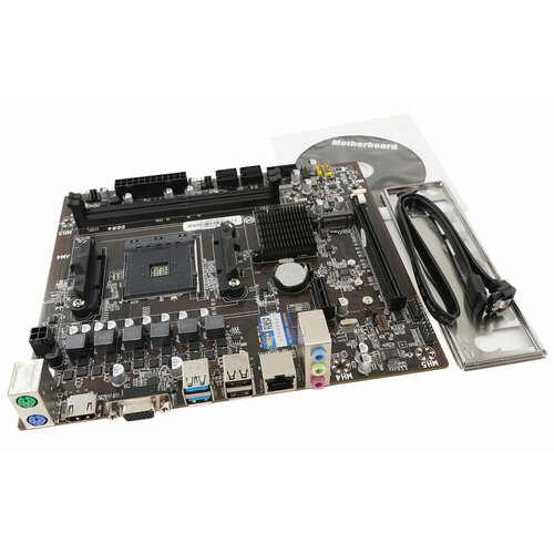 Материнская плата Azerty MB-A320M-K AM4 AMD A320 1xM2 Micro-ATX 658000₽