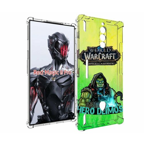 Чехол MyPads world-of-warcraft мужской для ZTE Nubia Red Magic 8 Pro / Red Magic 8 Pro Plus задняя-панель-накладка-бампер чехол mypads world of tanks мужской для zte nubia red magic 7 pro задняя панель накладка бампер